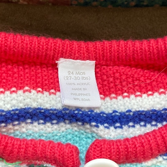 Macy’s 24 mos girls sweater - Picture 2 of 2